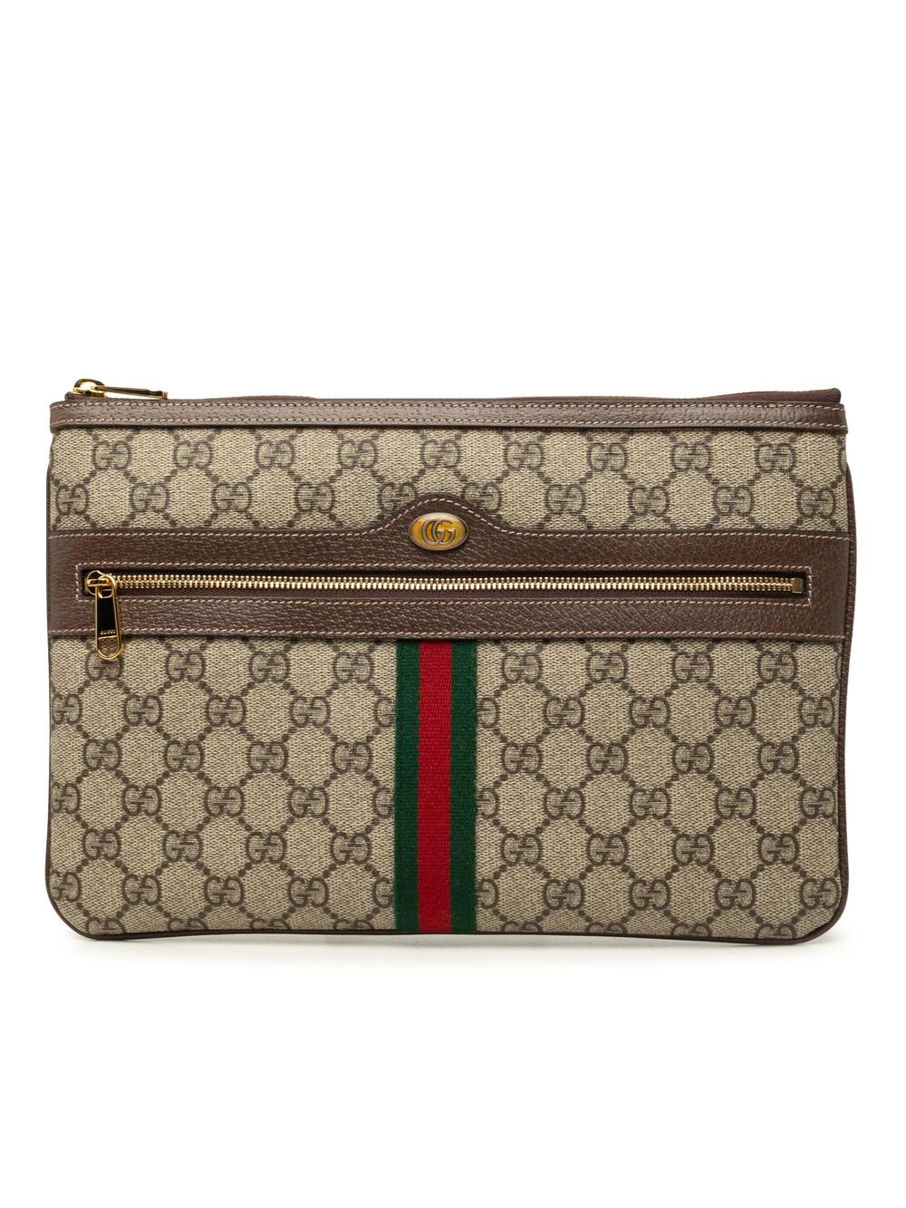 Gucci Ophidia Zip Pouch Gg Coated #375998G68B